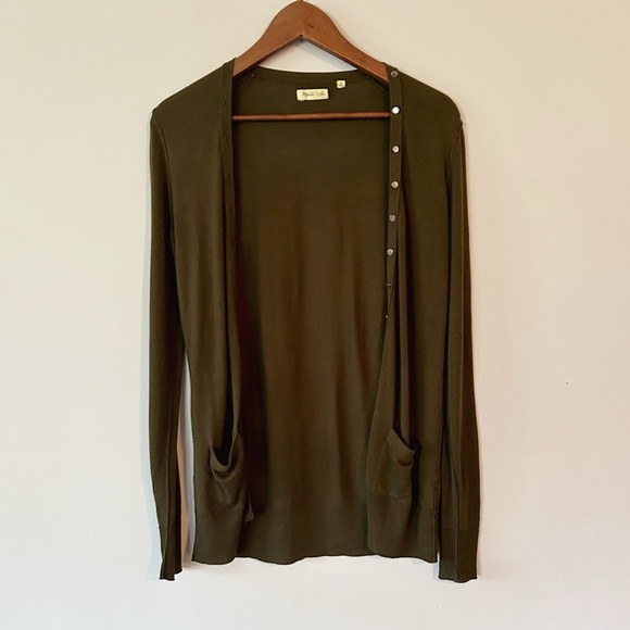 Martin + Osa Sweaters - Women’s Martin + Osa Green Cardigan Sweater, Size M, Preloved
